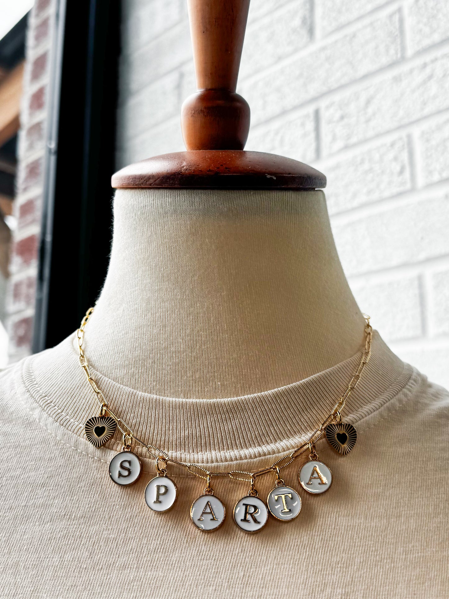 - Sparta Spirit Charm Necklace -