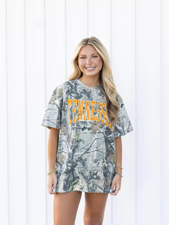 -Tennessee Arch Camo Short-Sleeve T-Shirt-