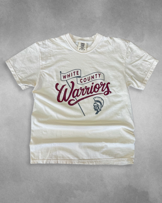 -White County Warriors Tee-