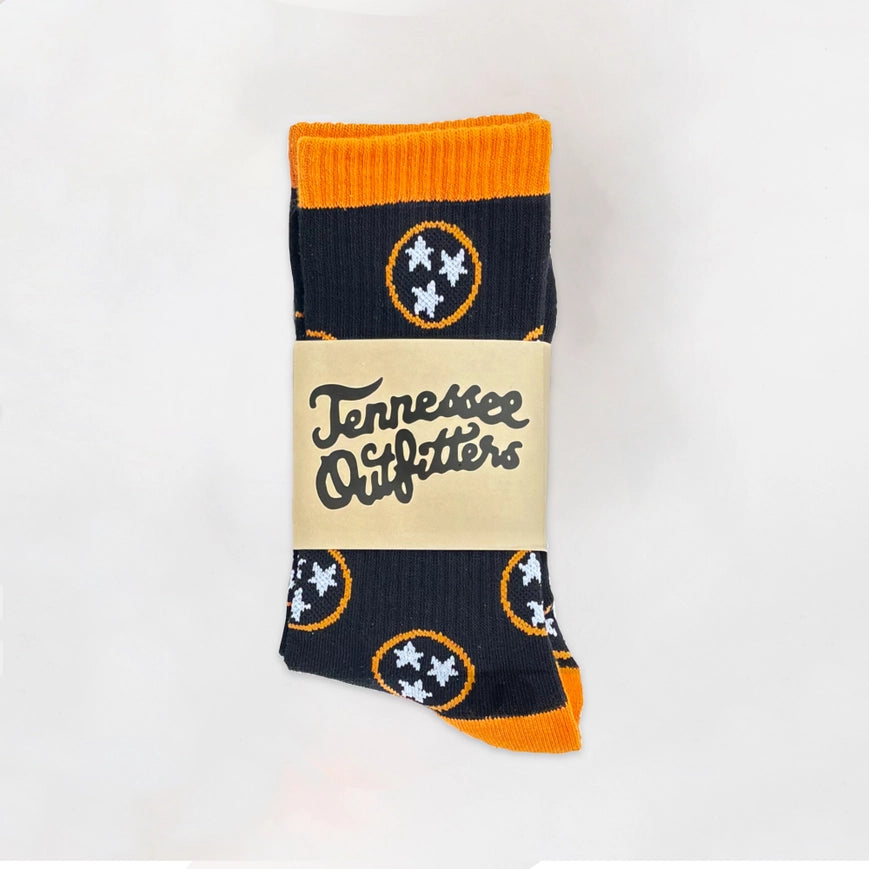 -Dark Mode Tennessee Socks-