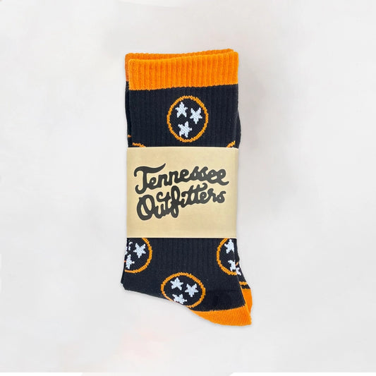 -Dark Mode Tennessee Socks-