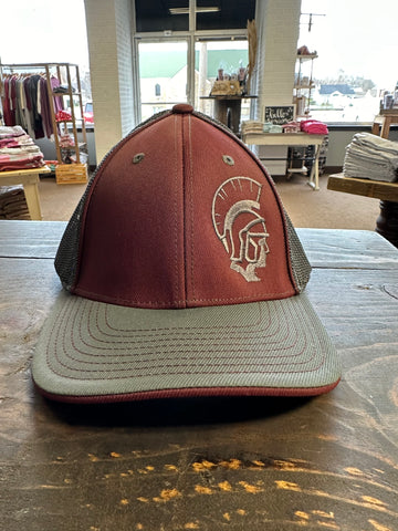 Maroon Warrior Shield Hat