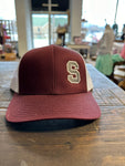 Maroon "S" Side Snapback