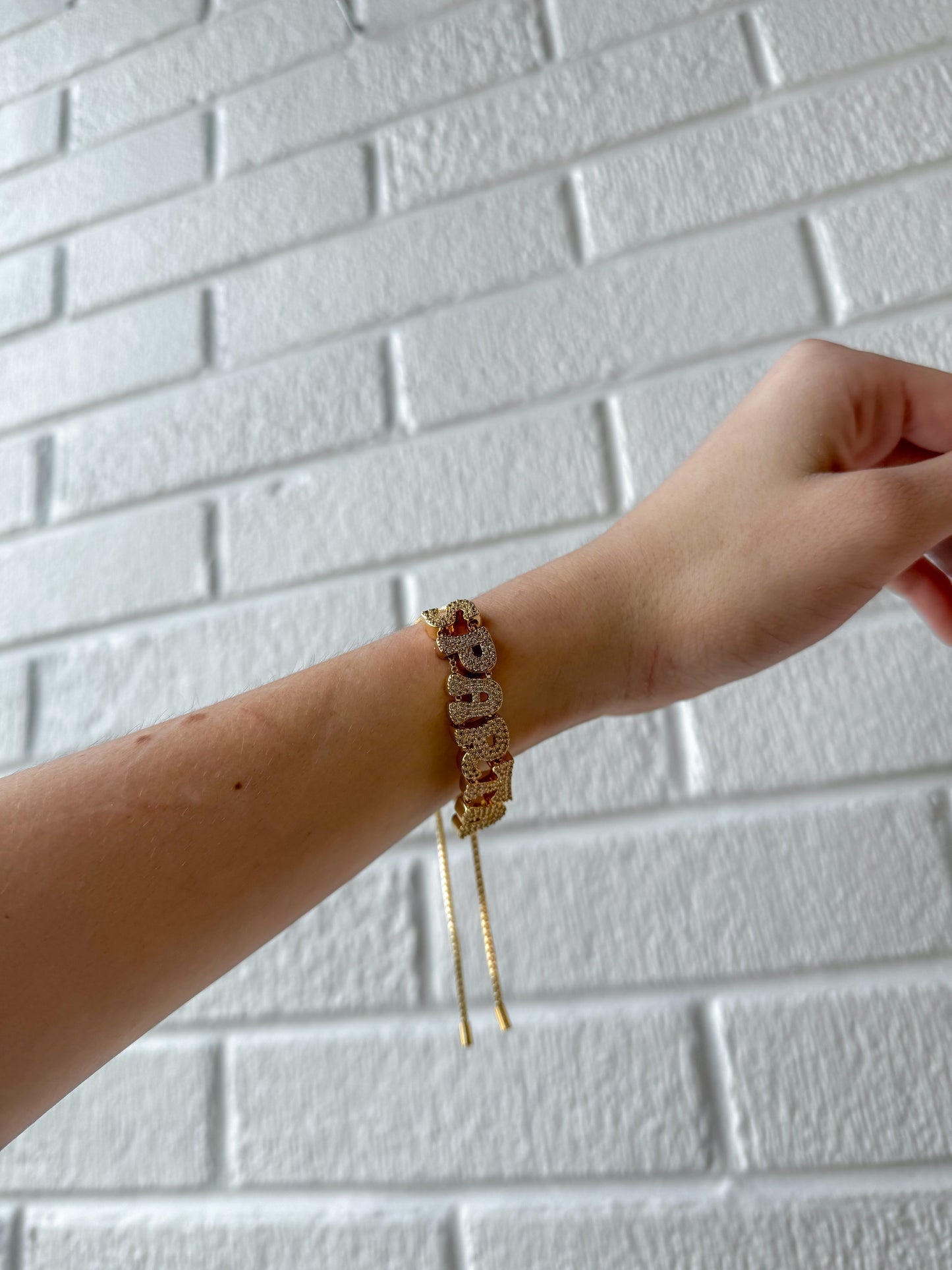 - Adjustable Gold Sparta Bracelet -