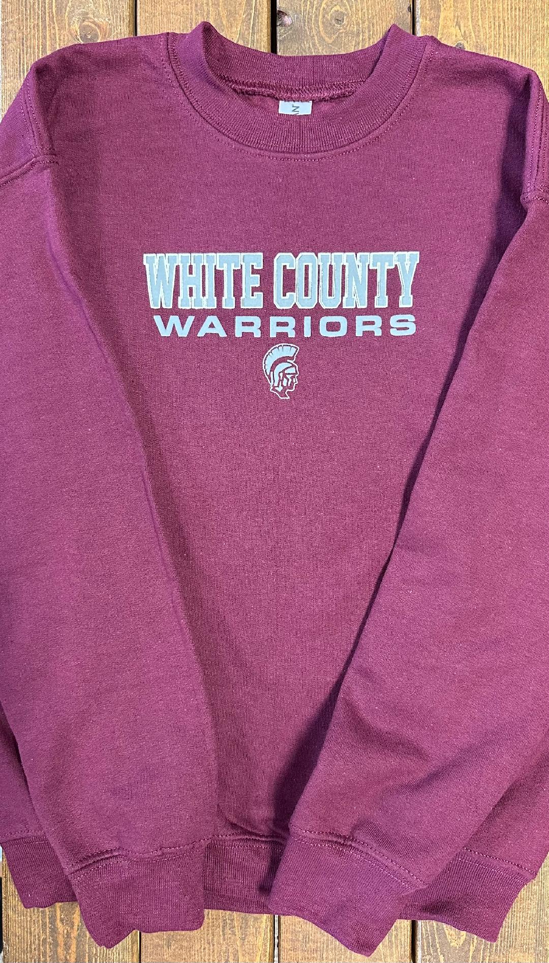 Youth White Co Warriors Sweatshirt