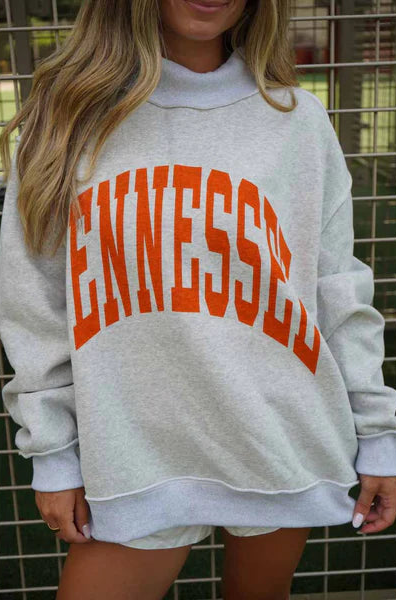 -TENNESSEE 'TENNESSEE & TN' Reversible Mock neck-